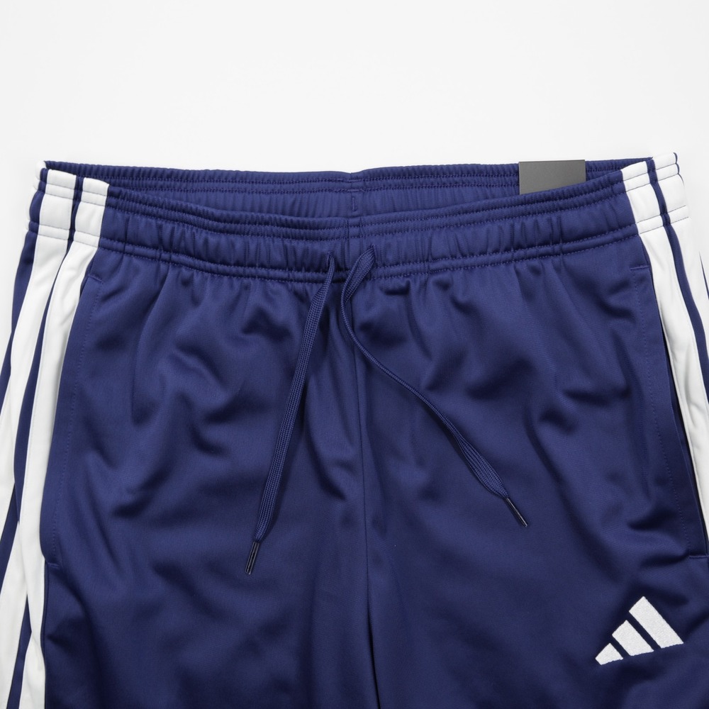 Adidas Men's 3 Stripes Tricot Regular Tapered Lightweight Track‎ Pants Blue M - Picture 9 of 13